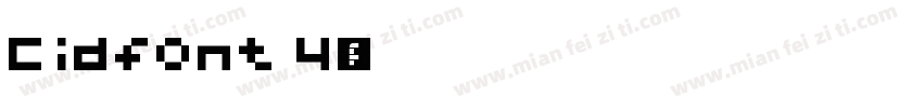 cidfont 4字体转换